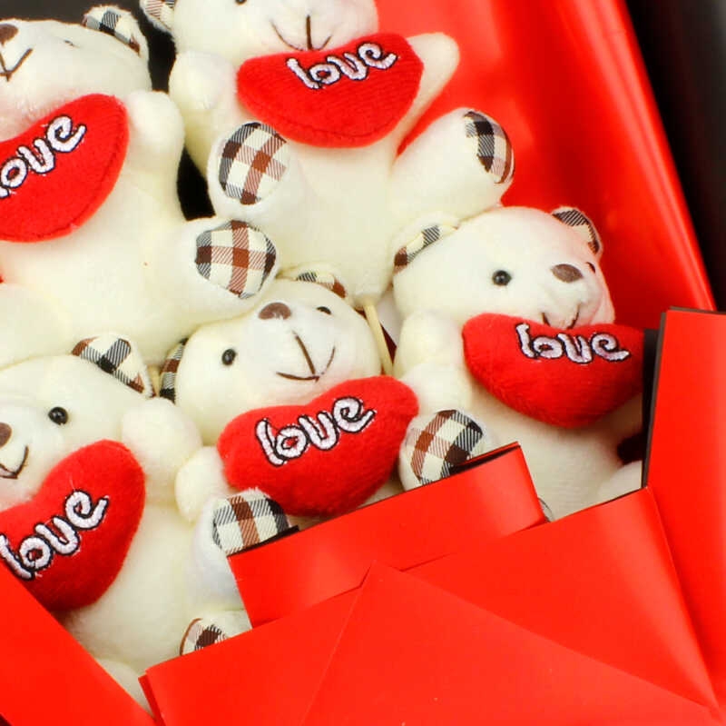 Love%20Peluş%20Ayıcık%20Buketi