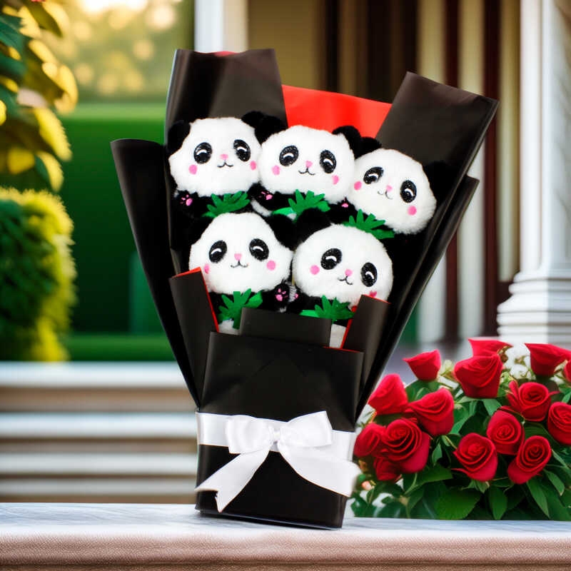 Panda%20Peluş%20Buketi