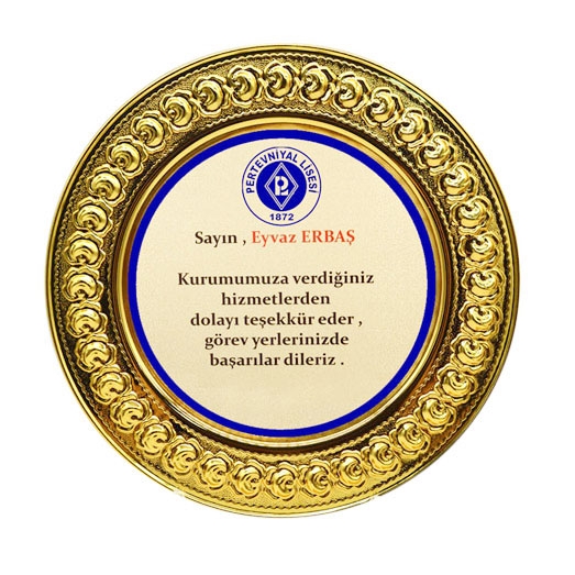 Gül%20Desenli%20Gold%20Metal%20Tabak%20-%2025cm